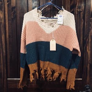 Distressed Sweater